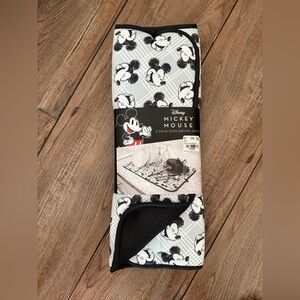 Disney Mickey Mouse Black and White Dish Mats